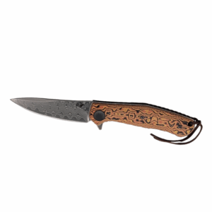 The Agent Liner Lock VG10 Damascus