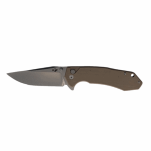 Sightline – D2 G10 Button Lock Folding Knife Tan