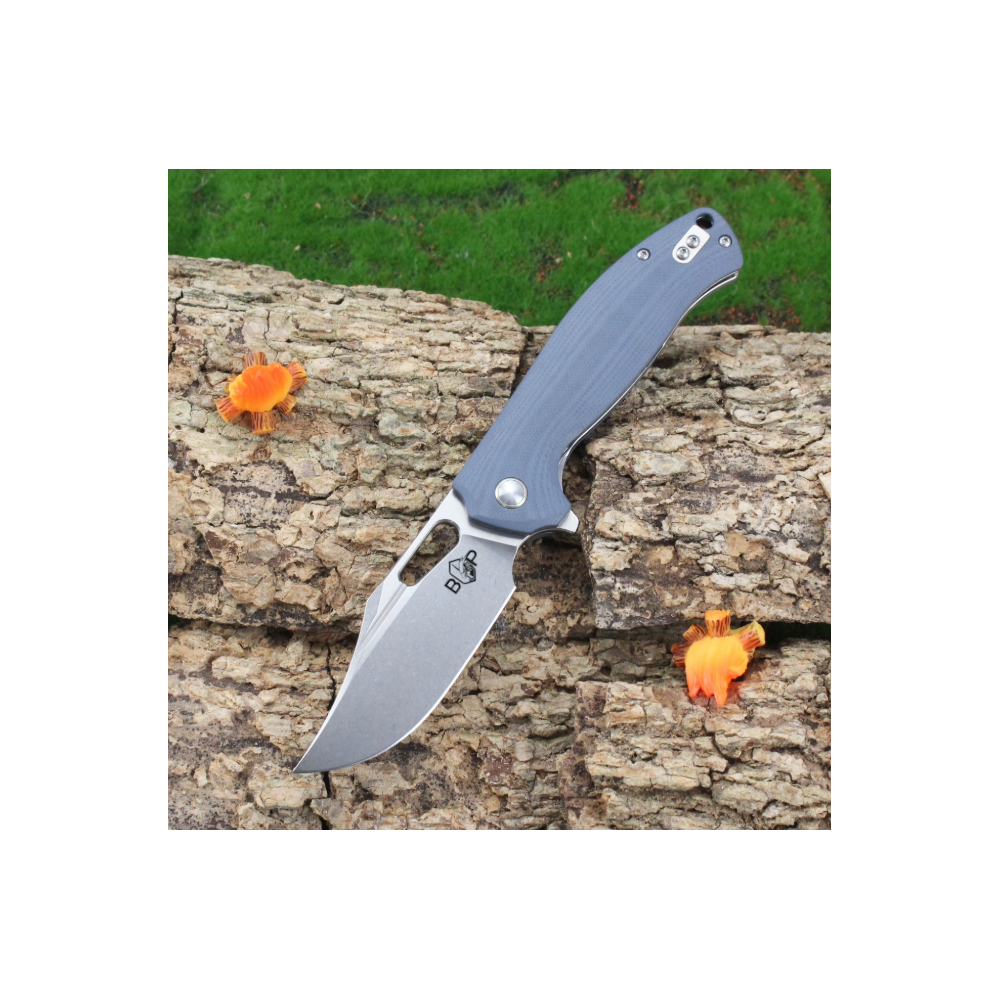 TrueLine – 14C28N G10 Liner Lock Folding Knife Blue - Image 3