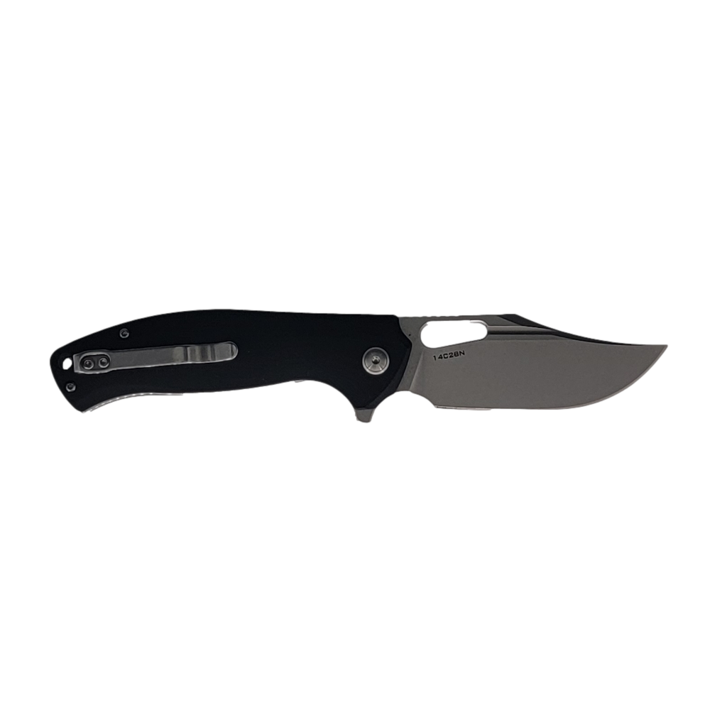 TrueLine – 14C28N G10 Liner Lock Folding Knife Black - Image 2