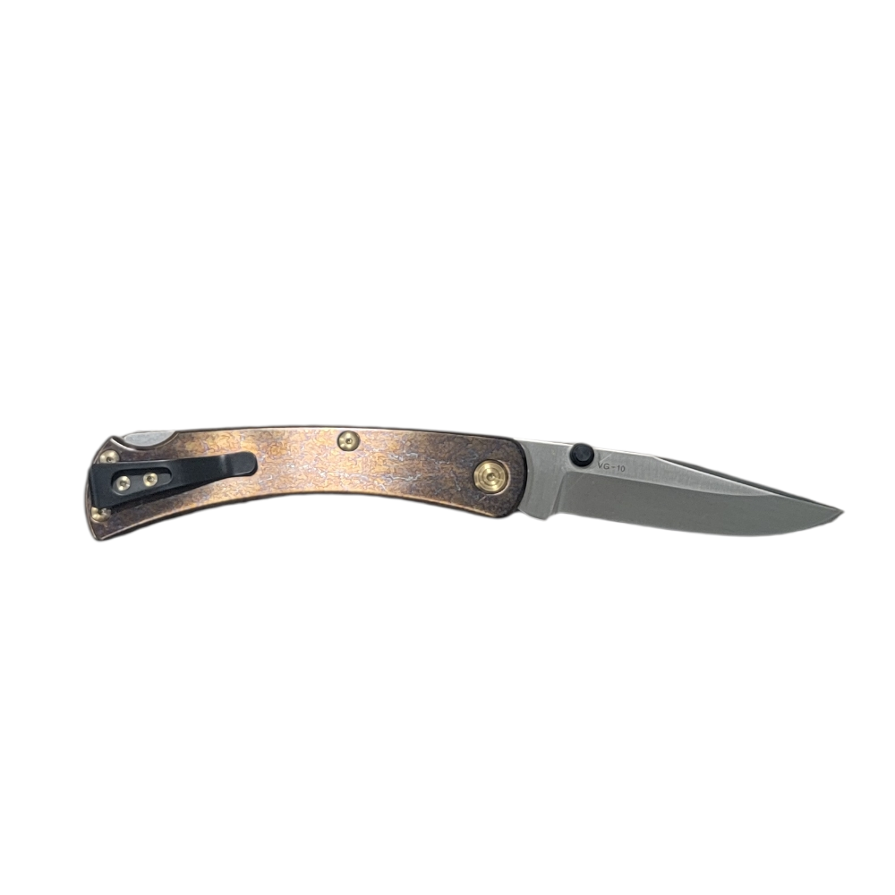 The Lookout – VG10 Clip Point Lock back Gentleman’s Folding Knife - Image 2