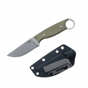 Nomad – D2 Fixed Blade Knife with Micarta Handle & Kydex Sheath